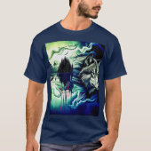 Abstracte Wolf & Bossen T-shirt (Voorkant)