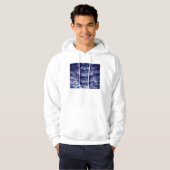 Abstracte wolk 3D bol Hoodie (Voorkant volledig)