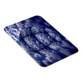 Abstracte wolk 3D bol Magneet (Rechterzijde)
