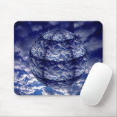 Abstracte wolk 3D bol Muismat (Met muis)