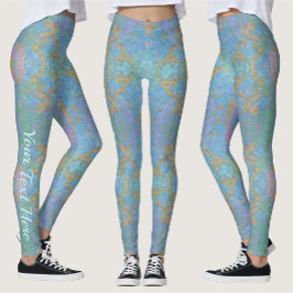 Abstracte wolken 2338 leggings