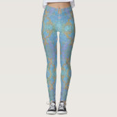 Abstracte wolken 2338 leggings (Voorkant)