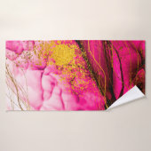 Abstracte wolken-ART. Transparante creativiteit. M Badhanddoek (Badhanddoek)