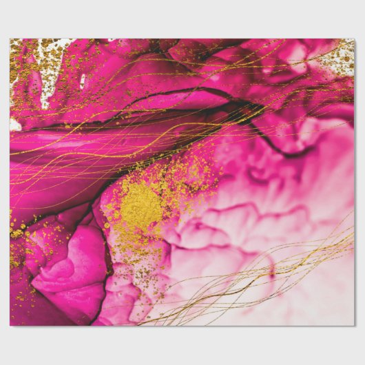 Abstracte wolken-ART. Transparante creativiteit. M Cadeaupapier (Vlak)