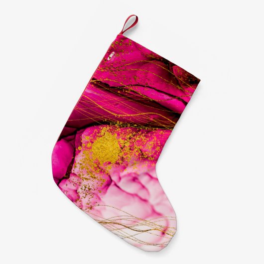 Abstracte wolken-ART. Transparante creativiteit. M Kleine Kerstsok (Voorkant (Hangend))