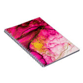 Abstracte wolken-ART. Transparante creativiteit. M Notitieboek (Rechterzijde)