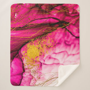 Abstracte wolken-ART. Transparante creativiteit. M Sherpa Deken