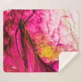 Abstracte wolken-ART. Transparante creativiteit. M Sherpa Deken (Voorkant (horizontaal))