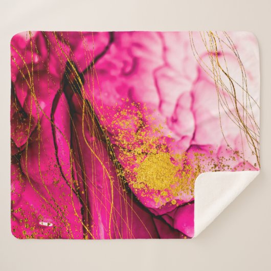 Abstracte wolken-ART. Transparante creativiteit. M Sherpa Deken (Voorkant (horizontaal))