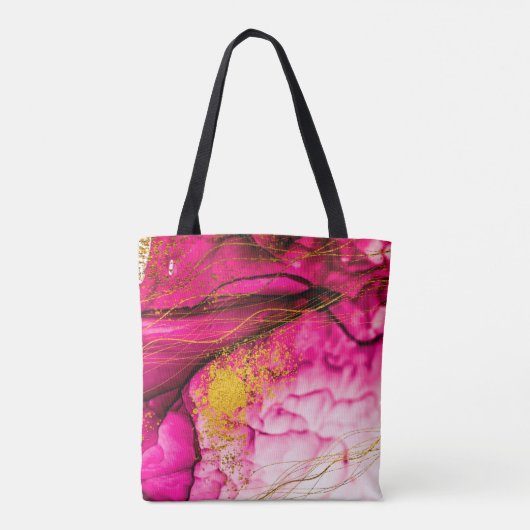 Abstracte wolken-ART. Transparante creativiteit. M Tote Bag (Achterkant)