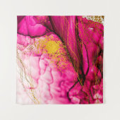 Abstracte wolken-ART. Transparante creativiteit. M Wandkleed (Voorkant (horizontaal))