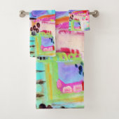 Abstracte wolken bad handdoek (Insitu)