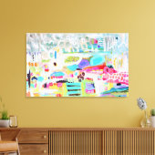 Abstracte wolken canvas afdruk (Insitu (Woonkamer))