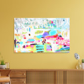 Abstracte wolken canvas afdruk (Insitu (Woonkamer))