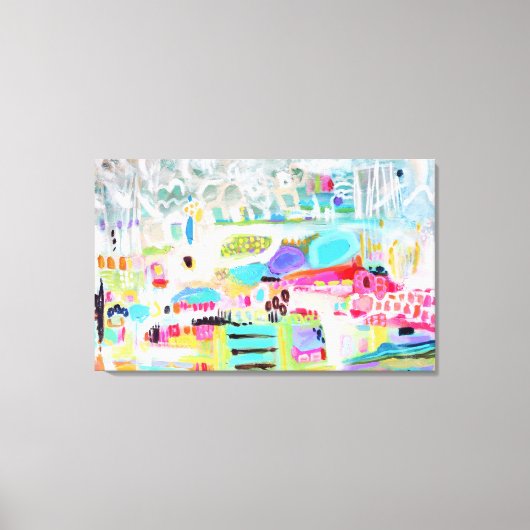 Abstracte wolken canvas afdruk (Voorkant)