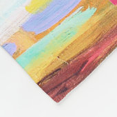 Abstracte wolken fleece deken (Hoek)