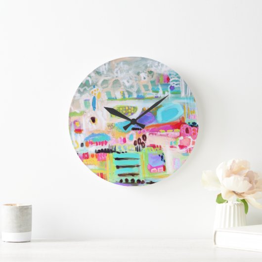 Abstracte wolken grote klok (Huis)