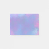 Abstracte wolken in roze Paars en blauw Post-it® Notes (Voorkant)
