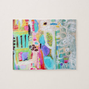 Abstracte wolken legpuzzel