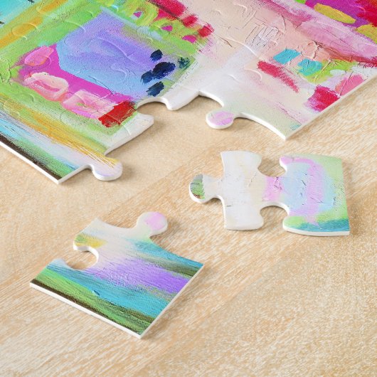 Abstracte wolken legpuzzel (Zijkant)