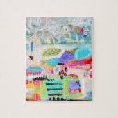 Abstracte wolken legpuzzel (Verticaal)