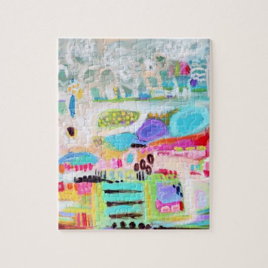 Abstracte wolken legpuzzel (Verticaal)