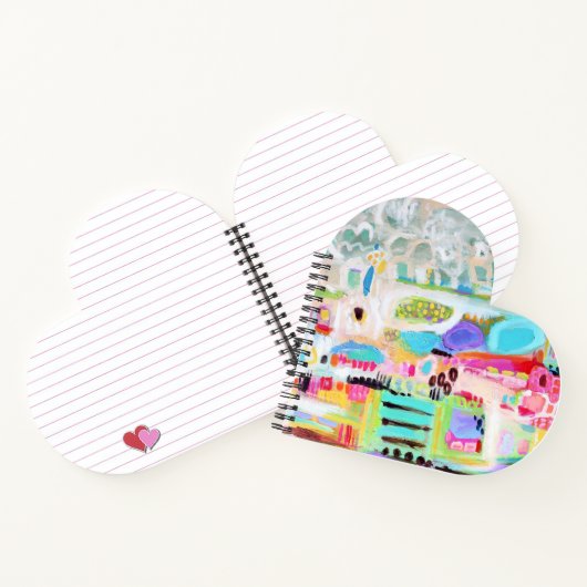 Abstracte wolken notitieboek (Binnen)