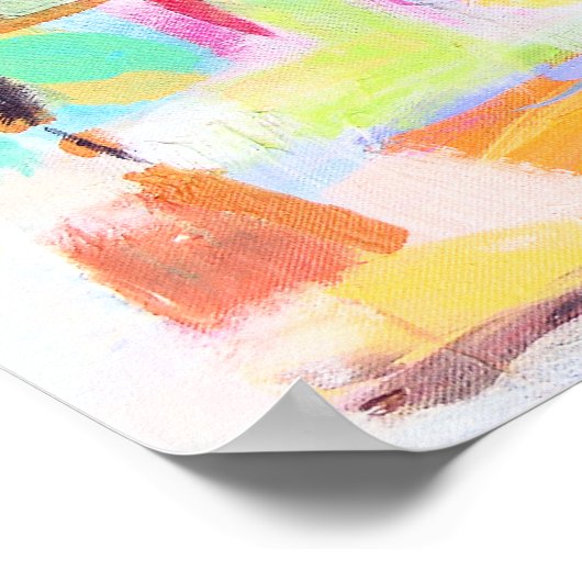 Abstracte wolken poster (Hoek)