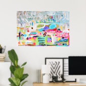 Abstracte wolken poster (Thuiskantoor)