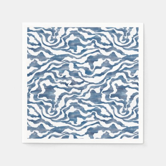 Abstracte wolken servet (Voorkant)