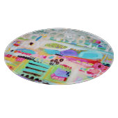 Abstracte wolken snijplank (Hoek)