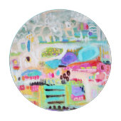 Abstracte wolken snijplank (Voorkant)