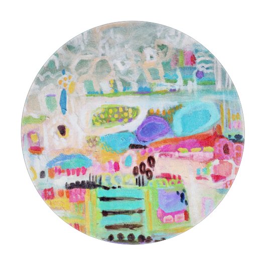 Abstracte wolken snijplank (Voorkant)