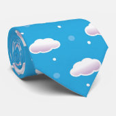 Abstracte wolken stropdas (Opgerold)