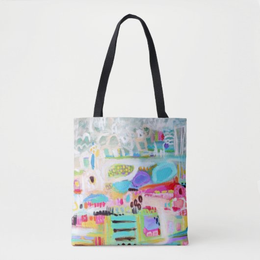 Abstracte wolken tote bag (Voorkant)