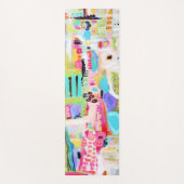 Abstracte wolken yogamat (Voorkant)