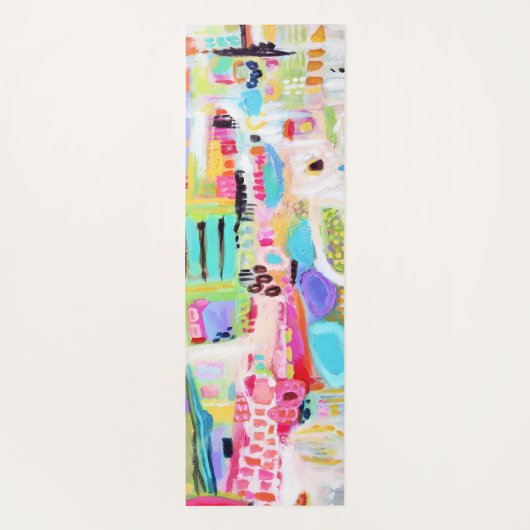 Abstracte wolken yogamat (Achterkant)