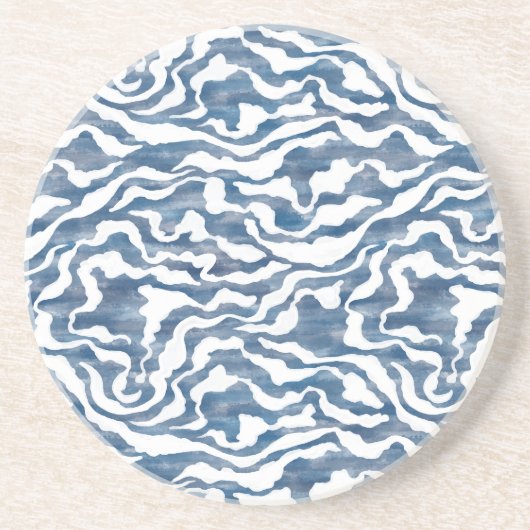 Abstracte wolken zandsteen onderzetter (Voorkant)