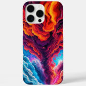 Abstracte wolkenbliksem Case-Mate iPhone case (Achterkant)