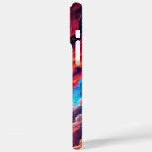 Abstracte wolkenbliksem Case-Mate iPhone case (Achterkant / Links)