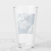 Abstracte wolkenlucht fotografie glas (Achterkant)