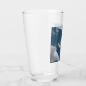 Abstracte wolkenlucht fotografie glas (Rechts)