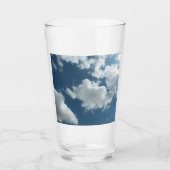 Abstracte wolkenlucht fotografie glas (Voorkant)