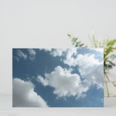 Abstracte wolkenluchtfotografie (Staand voorkant)