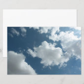Abstracte wolkenluchtfotografie (Voorkant / Achterkant)