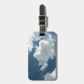 Abstracte wolkenluchtfotografie bagagelabel (Voorkant verticaal)