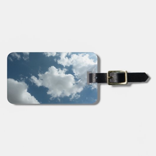 Abstracte wolkenluchtfotografie bagagelabel (Voorkant horizontaal)