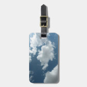 Abstracte wolkenluchtfotografie bagagelabel (Voorkant verticaal)