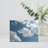 Abstracte wolkenluchtfotografie briefkaart (Staand voorkant)