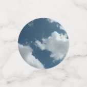 Abstracte wolkenluchtfotografie confetti (Kleine voorkant)